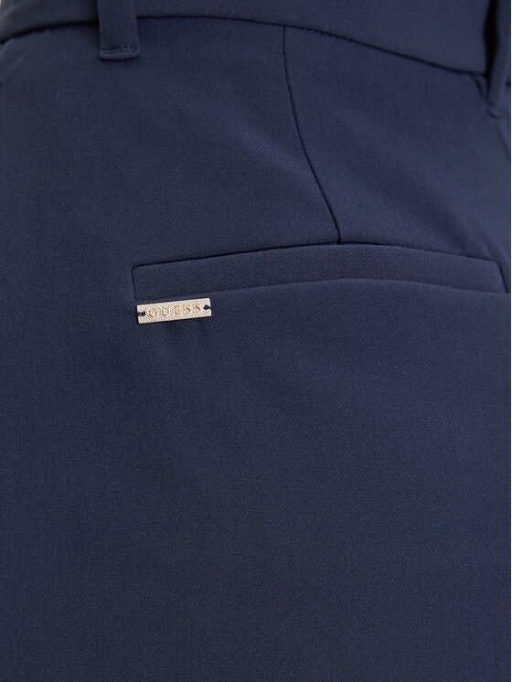 Guess Guess Palazzo hlače W5GB02 WH9Y2 Mornarsko modra Wide Leg