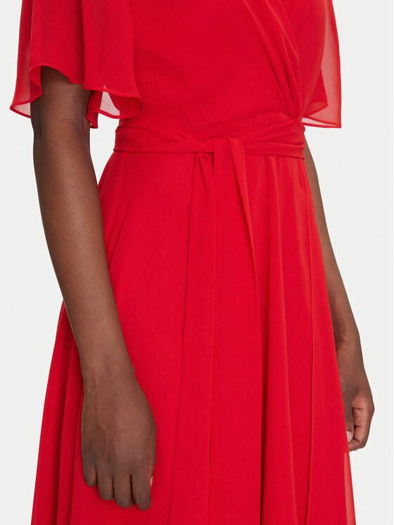 Swing Swing Rochie cocktail 5AI10200 Roșu Regular Fit