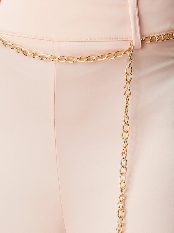 Rinascimento Rinascimento Pantaloni di tessuto CFC0122582003 Rosa Regular Fit