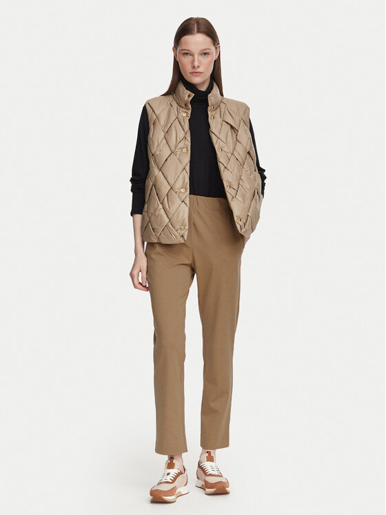Weekend Max Mara Weekend Max Mara Παντελόνι υφασμάτινο Elfo 2625786011 Καφέ Regular Fit