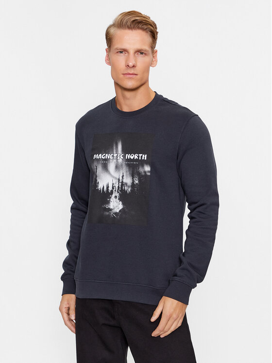 Only & Sons Mikina 22027006 Tmavomodrá Relaxed Fit