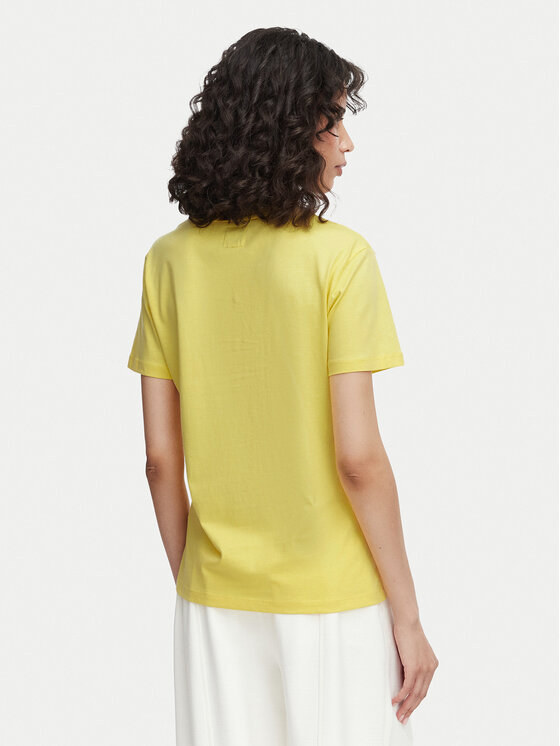 Beverly Hills Polo Club Beverly Hills Polo Club T-Shirt P-SS26W-TS5165188 Κίτρινο Regular Fit