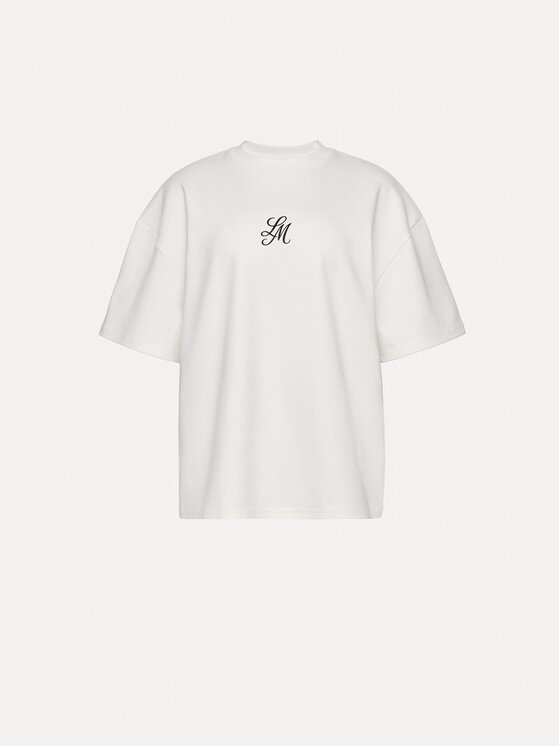 La Mania La Mania T-shirt HOLT Crema Basic Fit