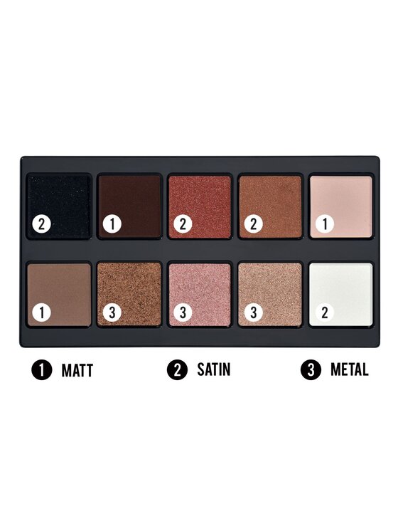 PUPA Milano PUPA Milano Make Up Stories Paleta cieni do powiek 001 Spicy Nudes
