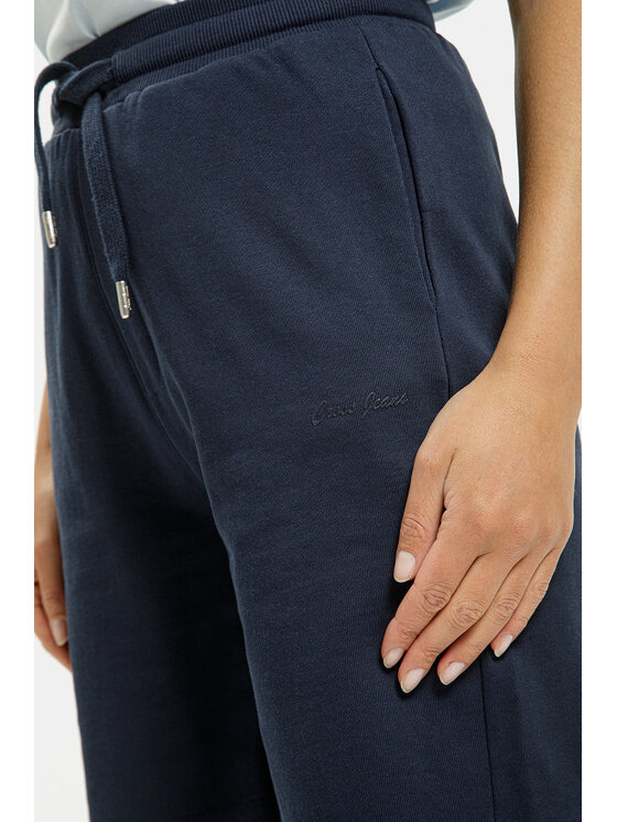 Cross Jeans Cross Jeans Szorty materiałowe 80149-001 Granatowy Regular Fit