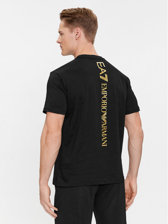 EA7 Emporio Armani EA7 Emporio Armani T-shirt 8NPT18 PJ02Z 0208 Nero Regular Fit