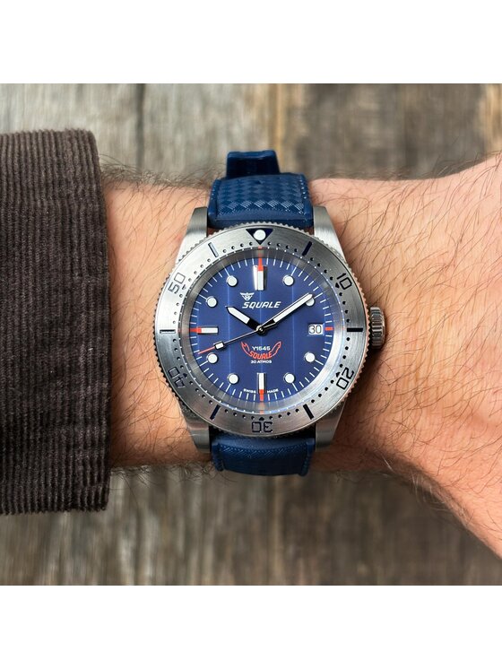 Squale Squale Zegarek 1545SSBLC.HTB Niebieski