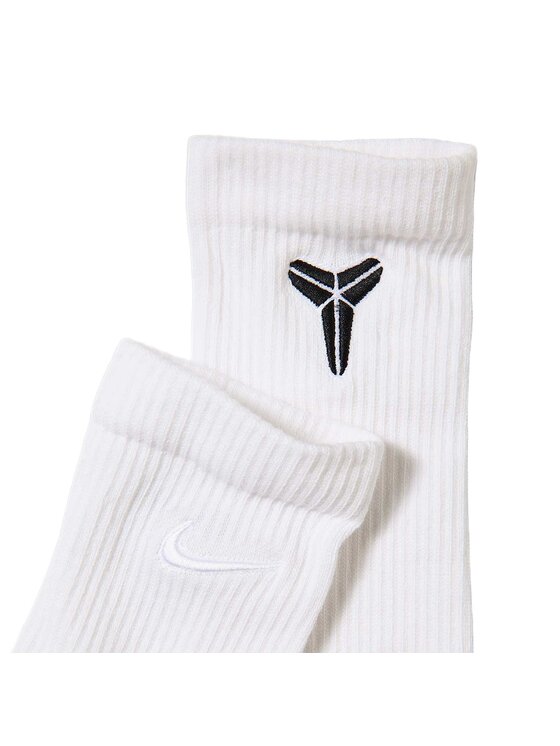 Nike Nike Skarpety długie Everyday Elevated Kobe Crew 3PR IM7652-901 Biały