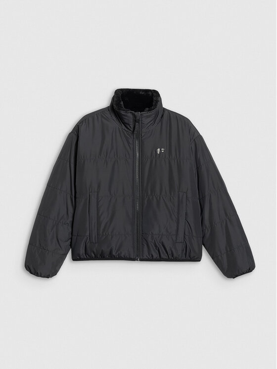 4F 4F Kurtka puchowa OUTERWEAR Czarny Regular Fit