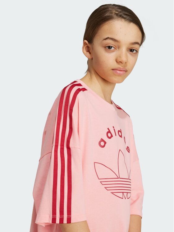 adidas adidas T-Shirt 136767 Różowy jasny Loose Fit