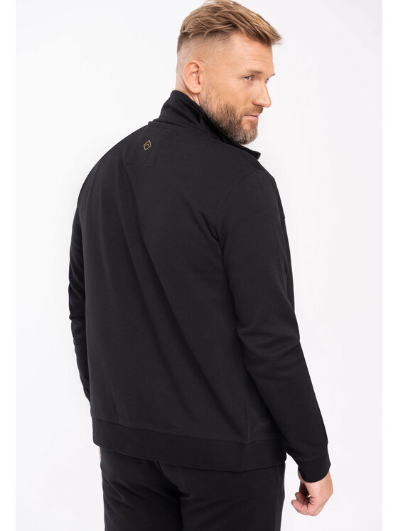 Volcano Volcano Bluza B-LENOX Czarny Regular Fit