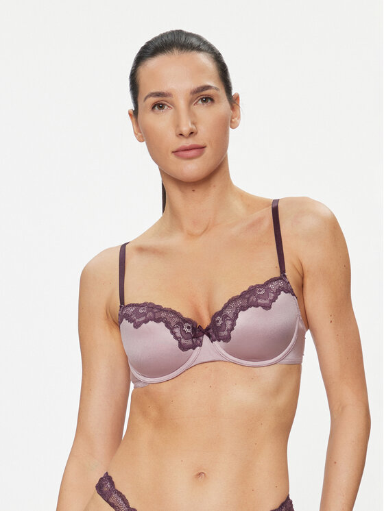 Bügel-BH Hunkemöller, Größe 75C Violett Lace & Shine 203622