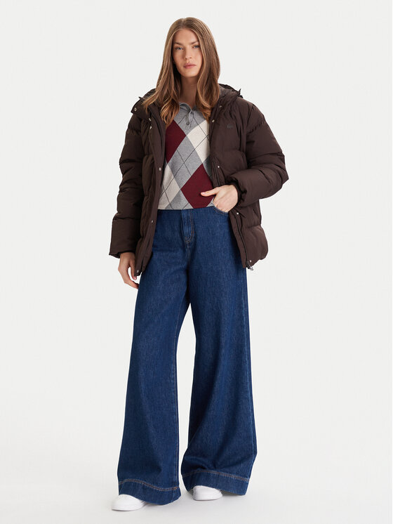 Lacoste Lacoste Зимова куртка BF2608 Коричневий Regular Fit