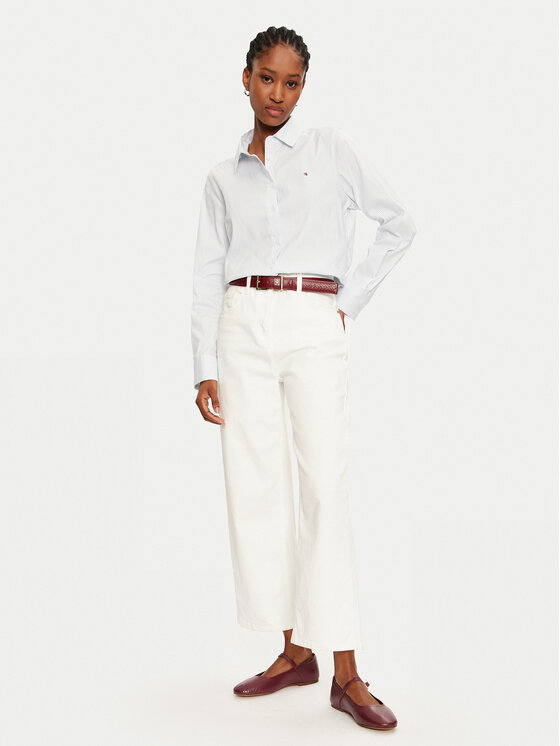 Tommy Hilfiger Tommy Hilfiger Πουκάμισο WW0WW44084 Γαλάζιο Regular Fit
