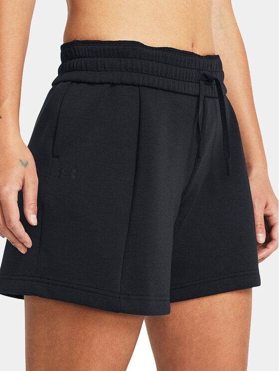 Under Armour Under Armour Szorty sportowe Unstoppable Flc Pltd Short 1382764-001 Czarny Loose Fit