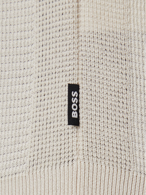BOSS BOSS Majica H-Ianni 50543161 Écru Regular Fit