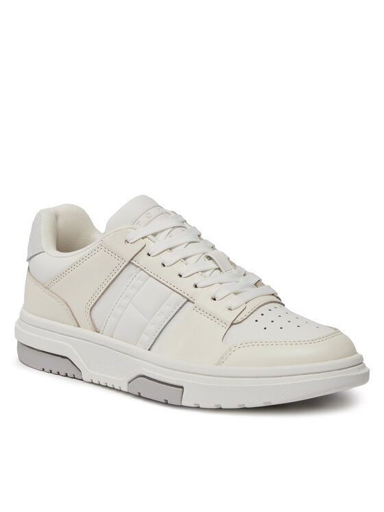 Tommy Jeans Tommy Jeans Tenisice Tjw Skate Sneaker Ltr EN0EN02423 Écru