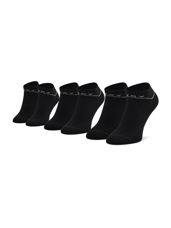 Set de 3 perechi de șosete medii de damă DKNY Olivia S4_0002T_DKY Black