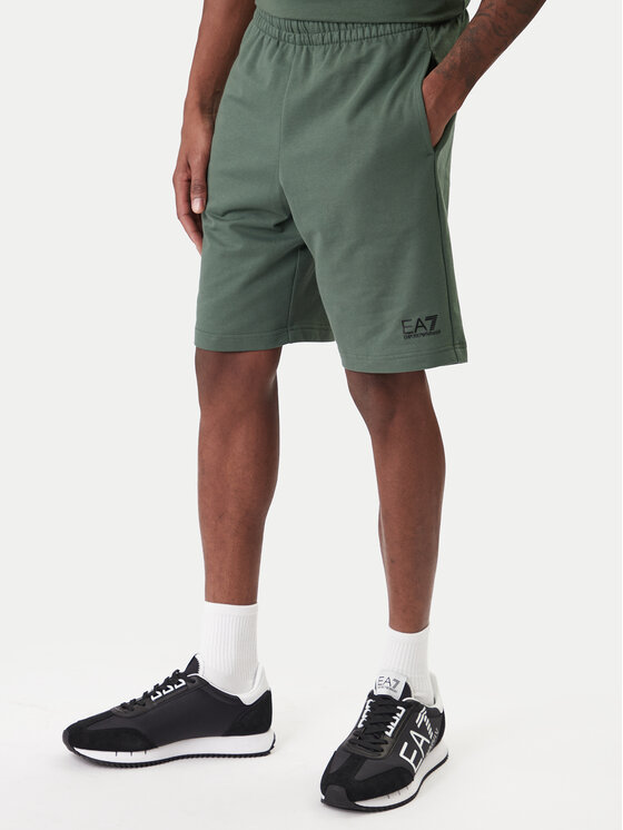EA7 Emporio Armani EA7 Emporio Armani Sportske kratke hlače 8NPS65 PJVRZ U7260 Zelena Regular Fit