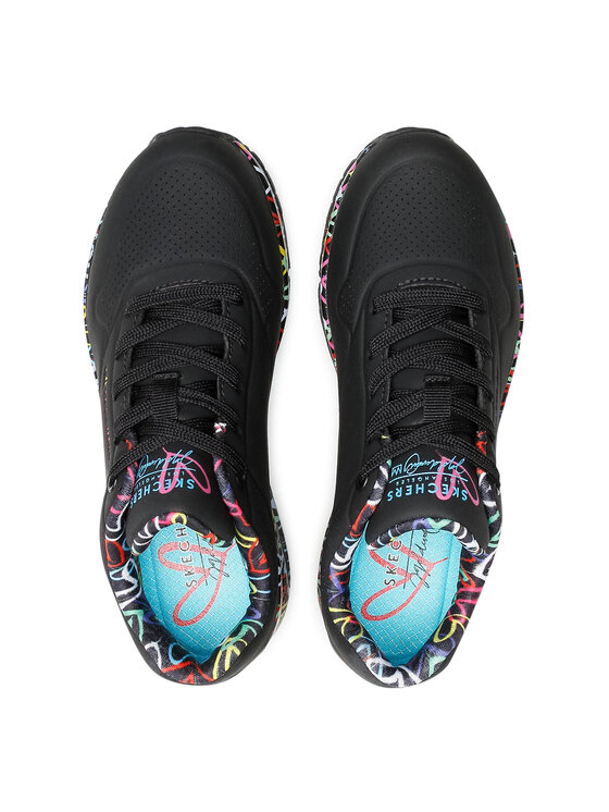 Skechers Skechers Sneakersy Loving Love 155506/BBK Czarny