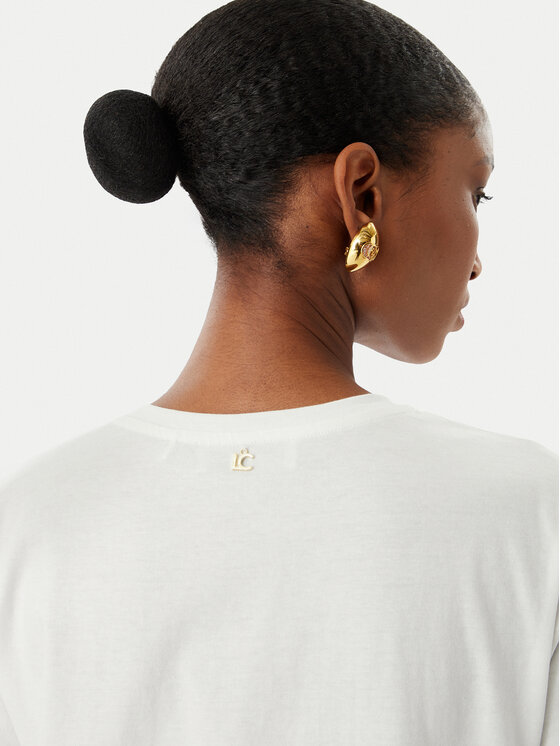 LOLA CASADEMUNT LOLA CASADEMUNT T-Shirt LS2615019 Bílá Regular Fit
