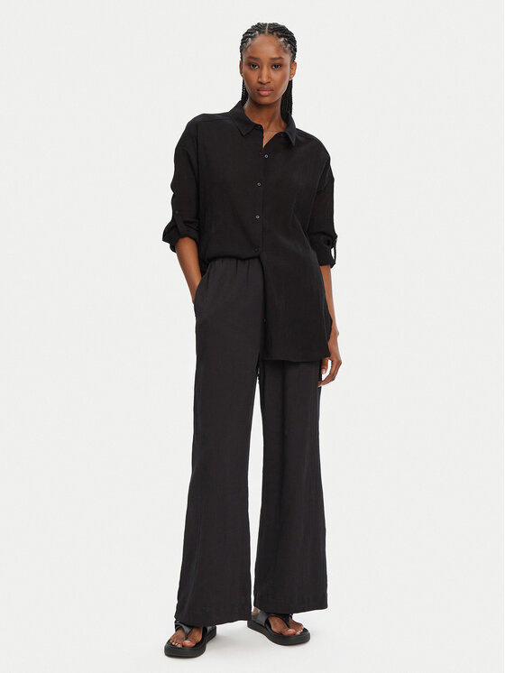 Seafolly Seafolly Camicia Classic 54027-TO Nero Regular Fit