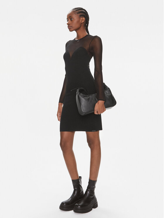 HUGO Hugo Коктейльна сукня Salsery 50507912 Чорний Slim Fit