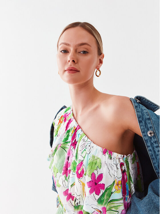 Desigual Desigual Vsakodnevna obleka 23SWVW83 Pisana Regular Fit