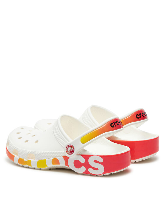 Crocs Crocs Natikače Classic Reflector Clog 210732 Bijela