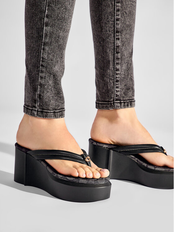 Coach Coach Flip flop Franki Leather C2981 Negru