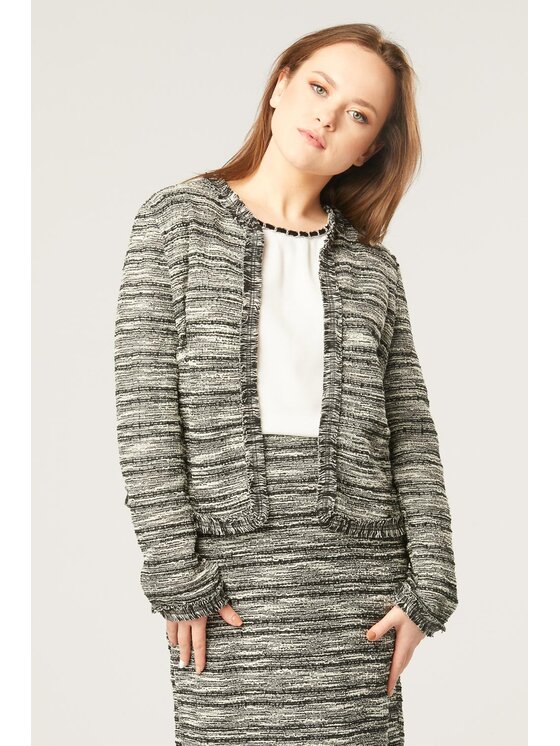 Marynarka QUIOSQUE, Rozmiar 36, Szary, T80292/480096 CHANEL BLAZER