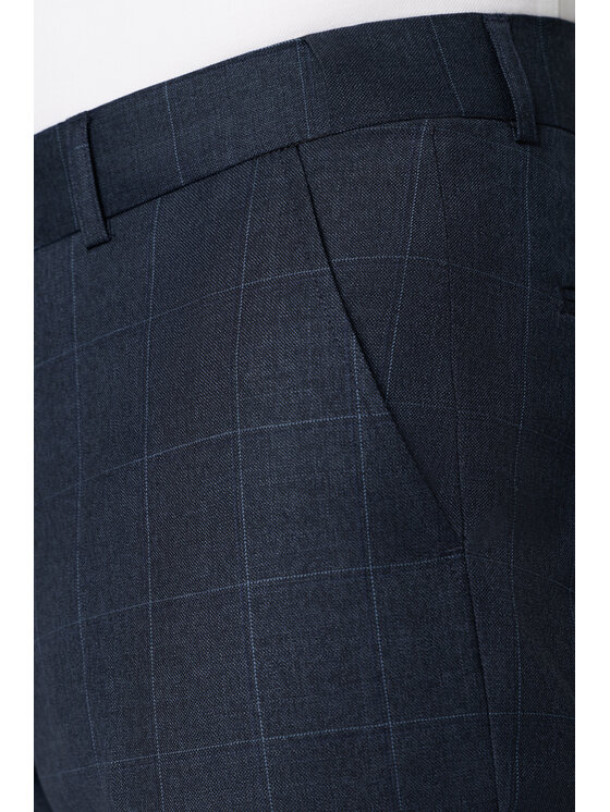 Lancerto Lancerto Garnitur Badalona GA073126000006 Granatowy Slim Fit