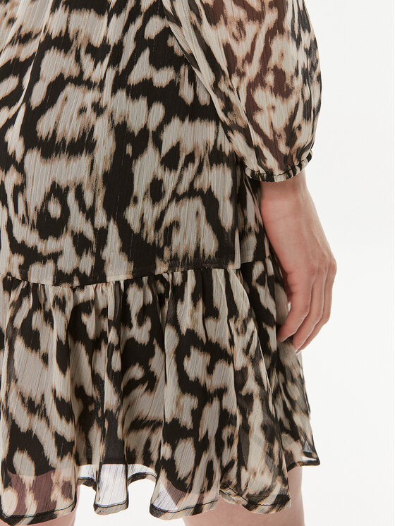 Morgan Morgan Vasarinė suknelė 241-ROZAR.F Smėlio Regular Fit