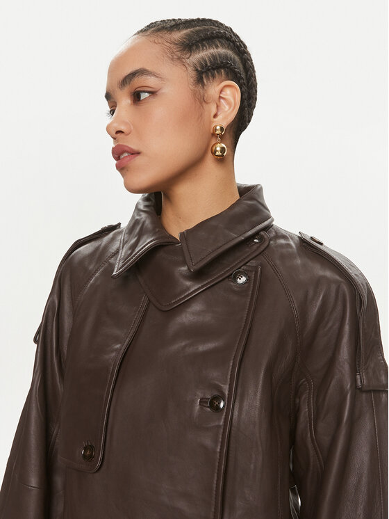 Herskind Herskind Lederjacke Luelle 5154131 Braun Regular Fit