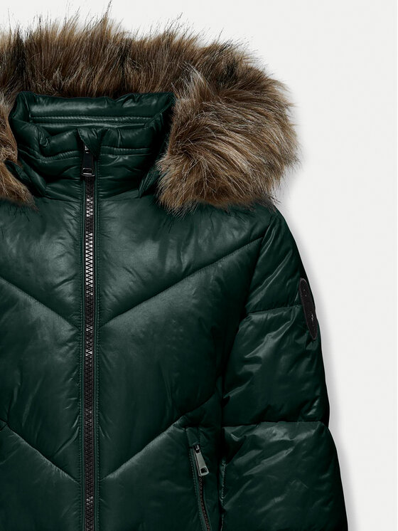 Kids ONLY Kids ONLY Зимно яке 15324041 Зелен Regular Fit