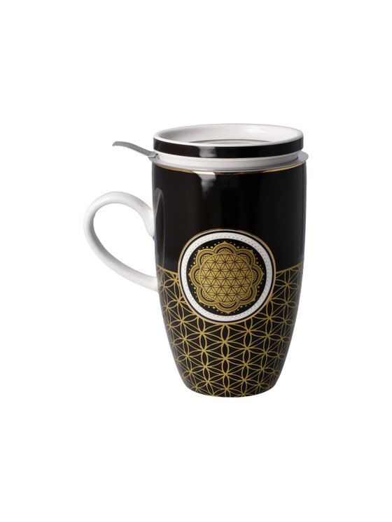Goebel Goebel Kubek Yin Yang - Lotus Czarny