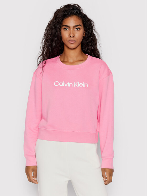 Calvin Klein Performance Džemperis 00GWS2W312 Rožinė Regular Fit