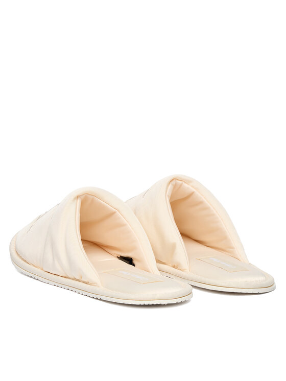 Calvin Klein Jeans Calvin Klein Jeans Naminės šlepetės Slipper Satin Moire YW0YW02053 Écru