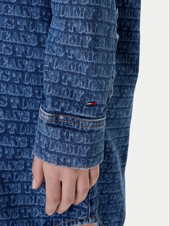 Tommy Jeans Tommy Jeans Φόρεμα τζιν DW0DW22492 Μπλε Relaxed Fit