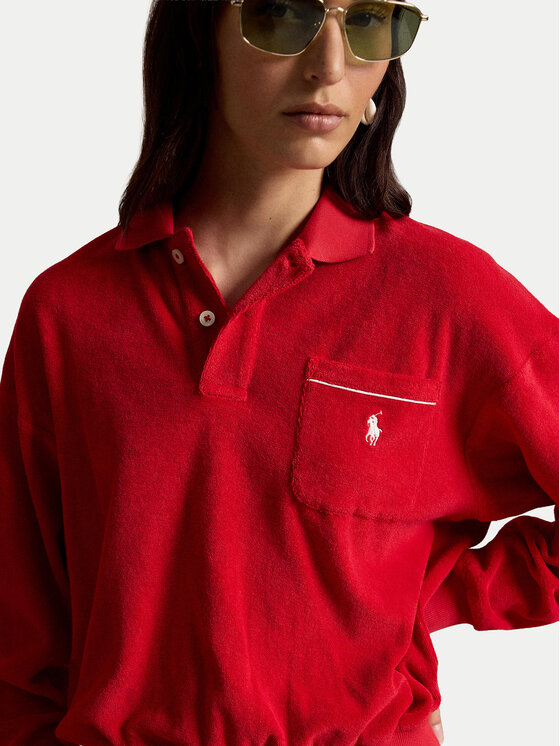 Polo Ralph Lauren Polo Ralph Lauren Majica dugih rukava 211A12737003 Crvena Relaxed Fit