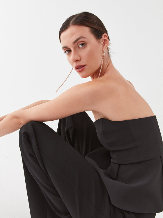 PINKO Pinko Bluzka Magnetone 101662 A0HC Czarny Regular Fit