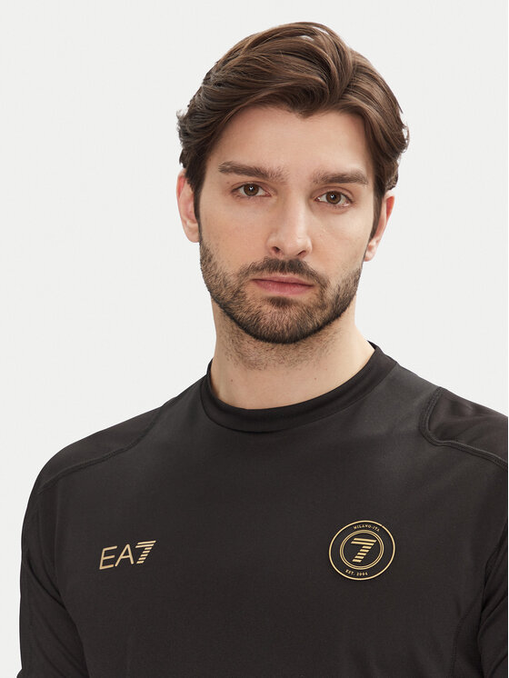 EA7 Emporio Armani EA7 Emporio Armani T-shirt 7M000256 AF13537 UC001 Crna Regular Fit