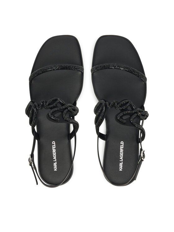 KARL LAGERFELD KARL LAGERFELD Sandale Olympia KL87425 Negru