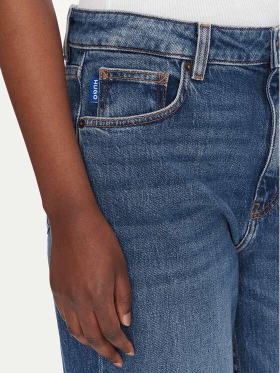HUGO HUGO Jeans hlače Elyah 50520615 Modra Regular Fit