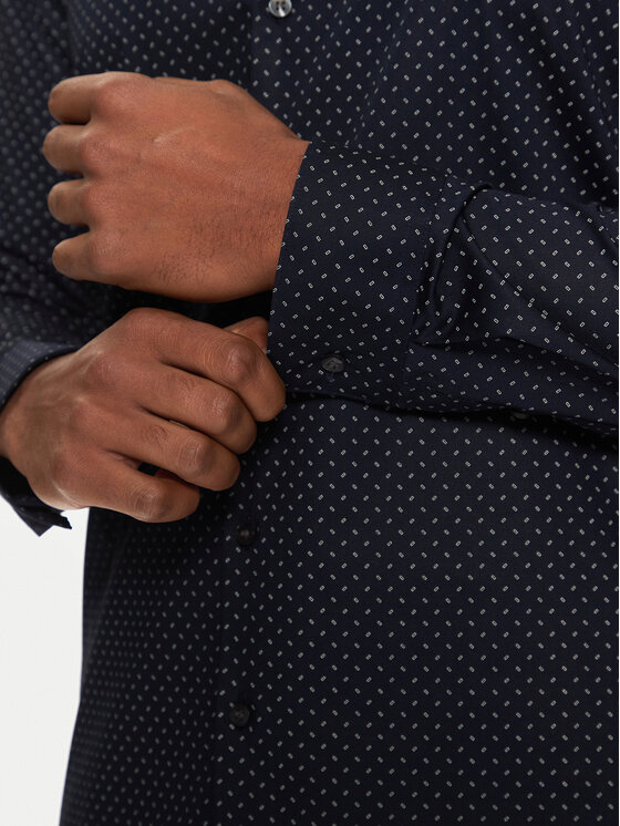 Calvin Klein Calvin Klein Košulja K10K113846 Tamnoplava Slim Fit