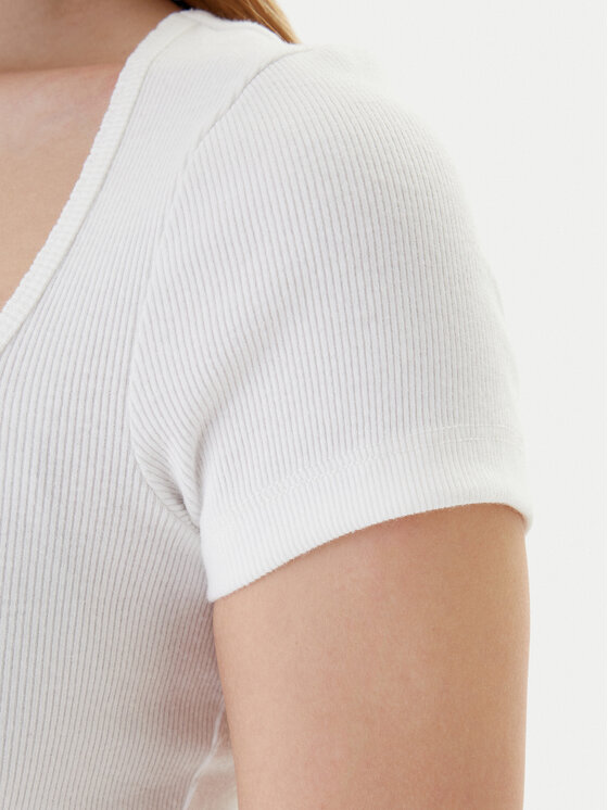 Tommy Jeans Tommy Jeans Marškinėliai DW0DW21837 Balta Slim Fit