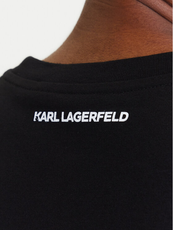 KARL LAGERFELD KARL LAGERFELD T-Shirt A3W17105 Czarny Regular Fit