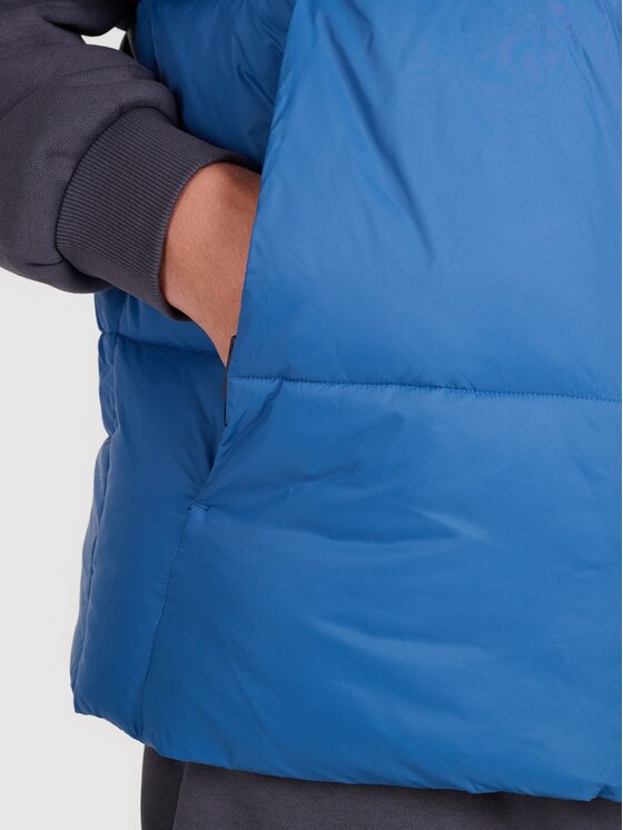 4F 4F Gilet 4FWAW25TVJAM229-030S Blu scuro Regular Fit