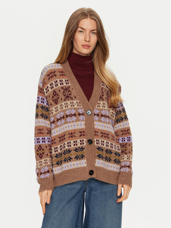 Weekend Max Mara Weekend Max Mara Ζακέτα Eccelso 2425346062 Καφέ Relaxed Fit