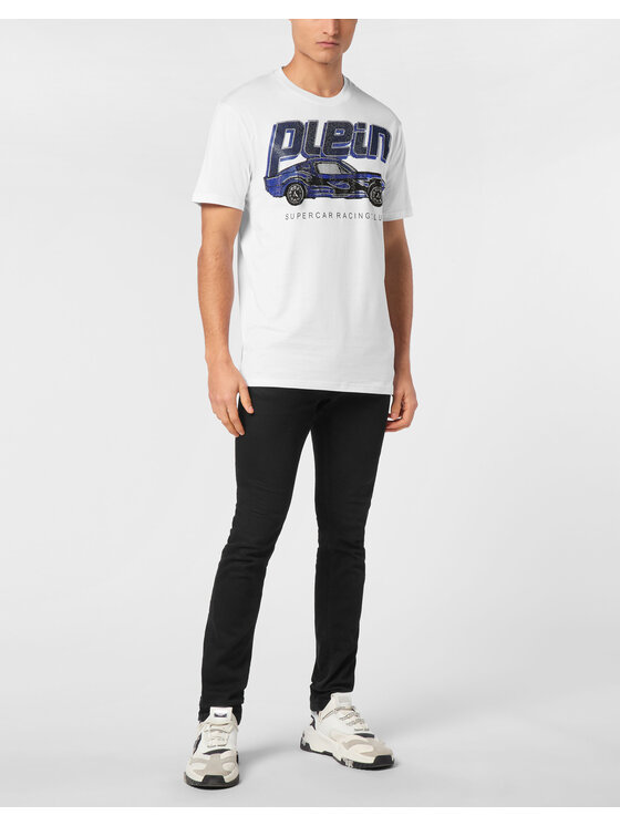 PHILIPP PLEIN PHILIPP PLEIN T-Shirt 22253 Biały Regular Fit